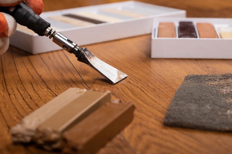 Products For Laminate Floor Scratch Repairs in use
